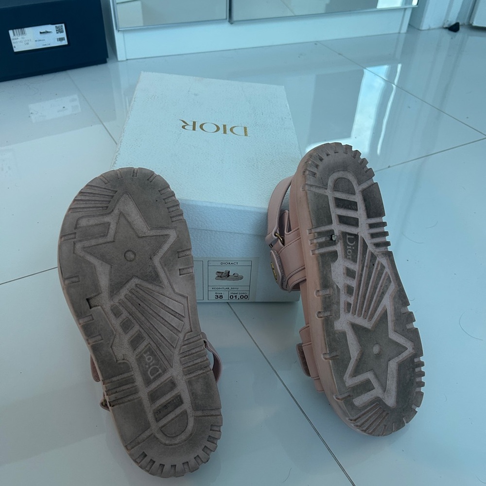 Dior Dioract sandals Light Pink size 38 - Picture 2 of 4